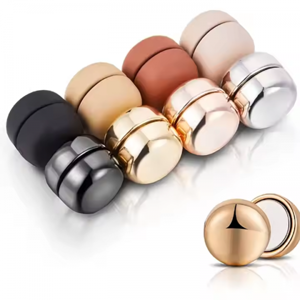 Wholesale Logo Custom Gold Silver Plated Women Ladies Muslim Hijab Scarf Magnet Brooches Pins Accessories