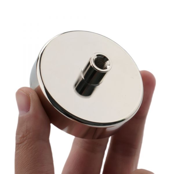 Top Quality NdFeB Female Thread Cup Neodymium Internal Thread Rod Pot Magnet With Strong Pulling Force