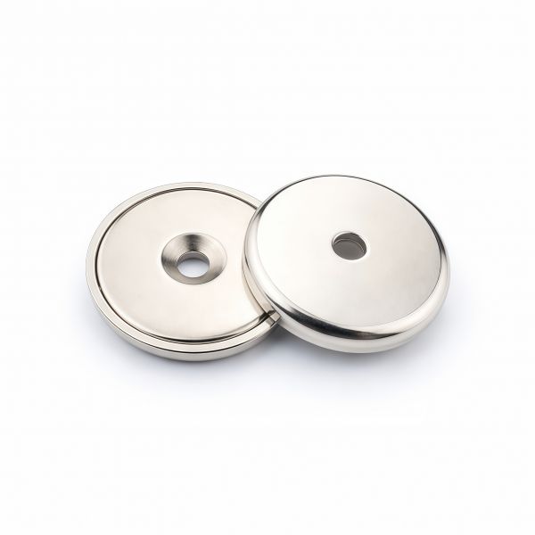 Cup Pot Magnet Countersunk Hole N52 Neodymium Pot Magnet for Mounting Screw with Countersunk and Screw